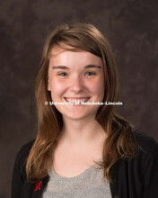 Studio portrait of Abigail Lien, Office of Sponsored Programs. September 2, 2015, 