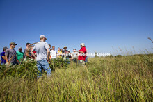 Students study Nine Mile Prairie northwest of Lincoln as part of Dave Wedin's NRES 222 Ecology Labor