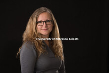 Studio portrait of Milena Radzikowska, Associate Professor, Art and Art History, Hixson-Lied College