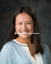 Studio portrait of Melissa Lee, University Affairs, October 17, 2015. 