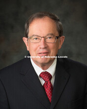 Studio portrait of Ron Withem, University Affairs, October 17, 2015. 