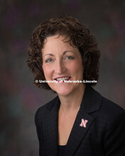 Studio portrait of Michelle Waite, Assistant to the Chancellor fo Communications Relations. October 
