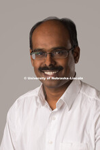 Studio portrait of Sathish Natarajan, Assistant Professor for Nutrition and Health Sciences, Decembe