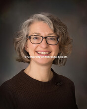 Studio portrait of June Griffin, Associate Dean of Arts and Sciences, January 26, 2016. 