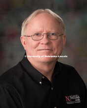 Studio portrait of Jerry Welch, Procurement Services. February 10, 2016. 