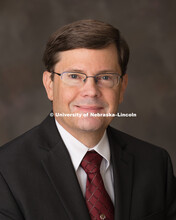 Studio portrait of Rodney Moxley, professor for the School of Veterinary Medicine and Biomedical Sci