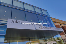 The new north entrance to UNL's Adele Coryell Hall Learning Commons.March 28, 2016, 