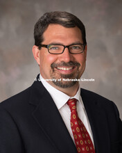 Studio portrait of Scott Napolitano, assistant professor, Educational Psychology. April 8, 2016. 