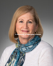 Studio portrait of Kay Logan-Peters, Library faculty/staff photo for web. May 4, 2016. 