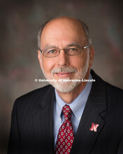 Studio portrait of Ron Yoder, IANR Interim Vice Chancellor, May 20, 2016. 