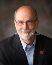 Studio portrait of Ron Yoder, IANR Interim Vice Chancellor, May 20, 2016. 