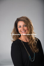 Studio portrait of Jacqueline D'Angelo, CEHS. July 5, 2016. 