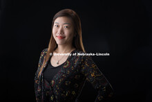 Studio portrait of Surin Kim, Assistant Professor for TMFD. July 6, 2016. 