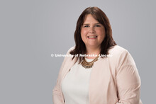 Studio portrait of Kristen Derr, CEHS, Child Youth and Family Sciences Project Manager. July 22, 201