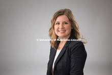 Studio portrait of Kristen Houska, Extension Educator, CEHS, New Faculty. August 9, 2016. 