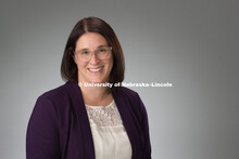 Studio portrait of Rachel Schachter, Assistant Professor, CEHS, New Faculty. August 11, 2016. 