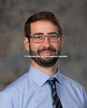 Studio portrait of Michael Hanus, Assistant Professor, College of Journalism. New Faculty Orientatio