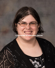 Studio portrait of Rebecca Harbison, Assistant Professor, College of Arts and Sciences. New Faculty 