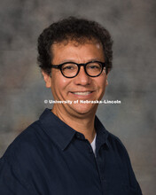 Studio portrait of Octavio Kano-Galvan, Professor, College of Journalism and Mass Communications. Ne