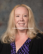 Studio portrait of Katie Krcmarik, Assistant Professor, College of Journalism and Mass Communication