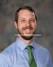 Studio portrait of Matthew Loar, Assistant Professor, College of Arts and Sciences. New Faculty Orie