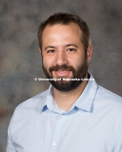 Studio portrait of Josh Lowe, Assistant Professor, College of Arts and Science. New Faculty Orientat