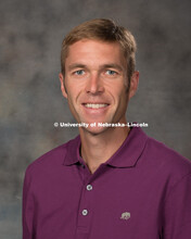 Studio portrait of Tim Meyer, Associate Professor, CASNR. New Faculty Orientation. August 29, 2016. 