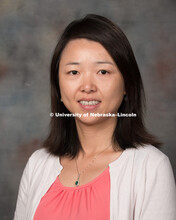 Studio portrait of Yingying Wang, Assistant Professor, CEHS. New Faculty Orientation. August 29, 201