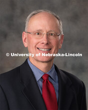 Studio portrait of Kevin Harford, Central Administration. January 19, 2017. 