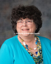 Studio portrait of Christy Horn, Central Administration. January 31, 2017. 