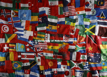 Flags of all 132 countries University of Nebraska-Lincoln students call home. April 20, 2018. 