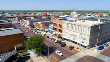 Downtown McCook, Nebraska for Rural Futures Institute. July 12, 2018. 