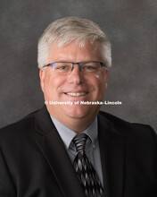 Studio portrait of Roger Korth, Central Administration. August 10, 2018. 