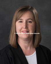 Studio portrait of Susan Lee, Central Administration. August 10, 2018. 