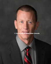 Studio portrait of Tony Sullivan, Central Administration. August 10, 2018. 