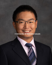 Studio portrait of Geng Bai (Frank), Research Assistant Professor, Biological Systems Engineering. N