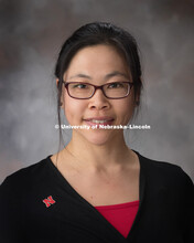 Studio portrait of Yvonne Lai (Yuan Jiang ), Assistant Professor of Mathematics. November 2, 2018, 