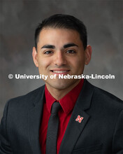Studio portrait of Felix Cortes, Recruitment Coordinator, College of Engineering. May 20, 2019. 