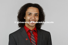Studio portrait of Markaus Schnepp-Copeland, Academic Services and Enrollment Management. June 19, 2