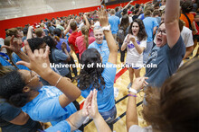 Playfair activity in Coliseum Wednesday night as part of Big Red Welcome. August 21, 2019. 