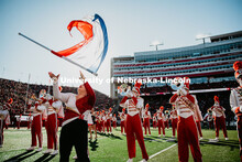 Cornhusker Marching Band perform at the Nebraska vs. Indiana University football game. October 26, 2