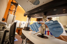 Engineering photoshoot in Mechanical and Materials Engineering in Nebraska Hall. November 22, 2019. 