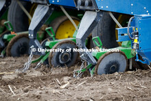 James Schnable corn research group plants at agronomy fields at 84th and Havelock in northeast Linco