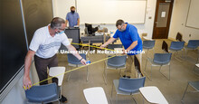 Jack Dohrman, Interim University Space Manager, with Facilities Management and Planning, and Shawn L