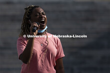 Say Her Name Rally began at the Nebraska Union and then the group marched to the Capitol. July 3, 20