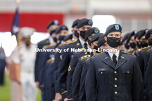 Chancellor Ronnie Green presided over the ROTC Joint Service Chancellor’s Review Thursday afternoo