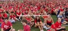 Tunnel Walk for freshman (class of 2025) and incoming new students. First year students tunnel walk.