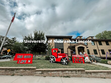 Homecoming 2021 yard displays. October 14, 2021. 
