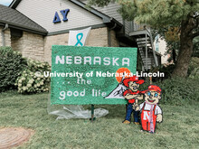 Homecoming 2021 yard displays. October 14, 2021. 