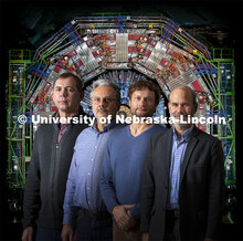 Ilya Kravchenko, Dan Claes, Frank Golf and Ken Bloom are members of Nebraska’s Department of Physi